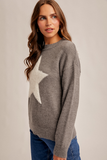 38802 Star Sweater Grey