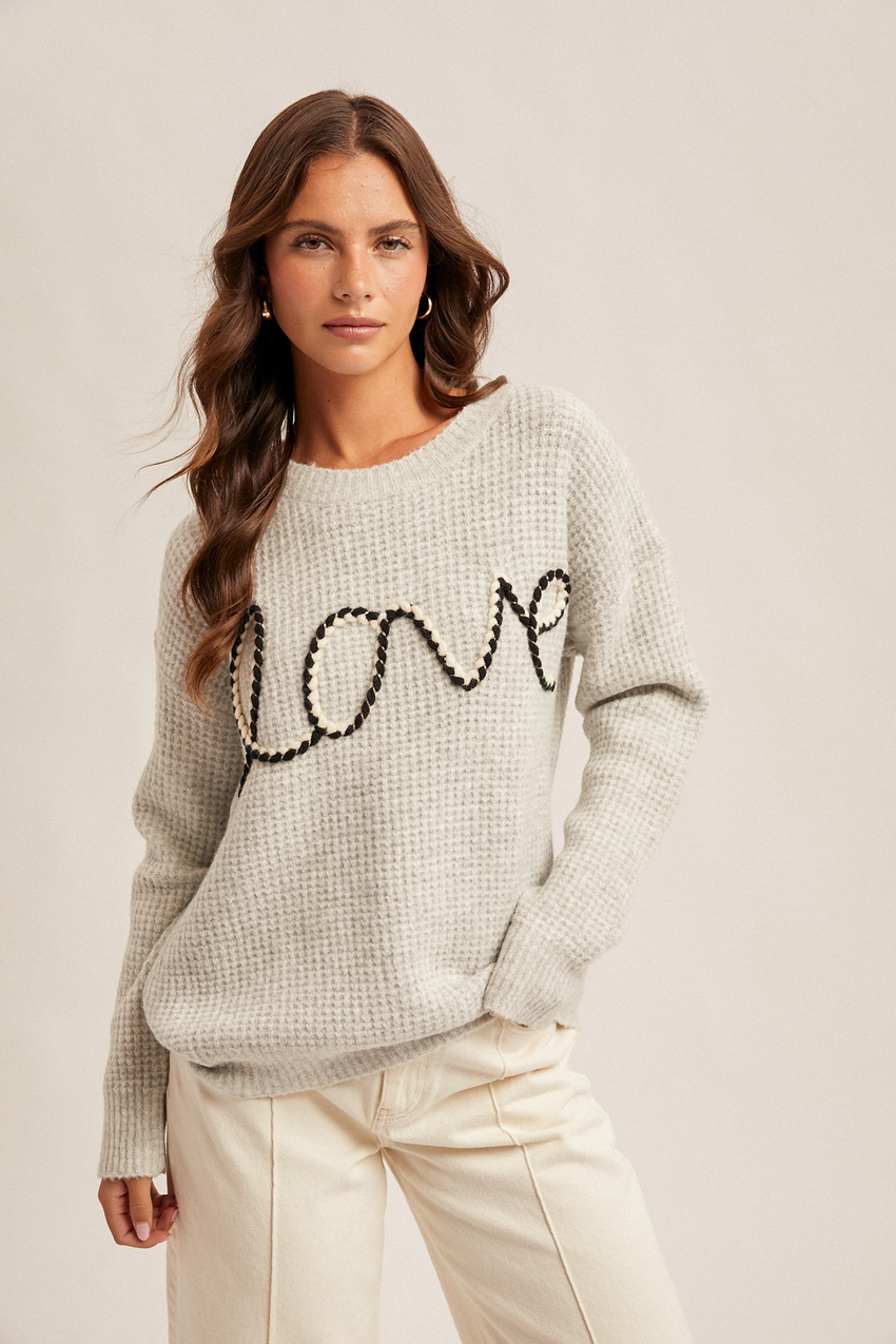 36461 Love Pullover Sweater
