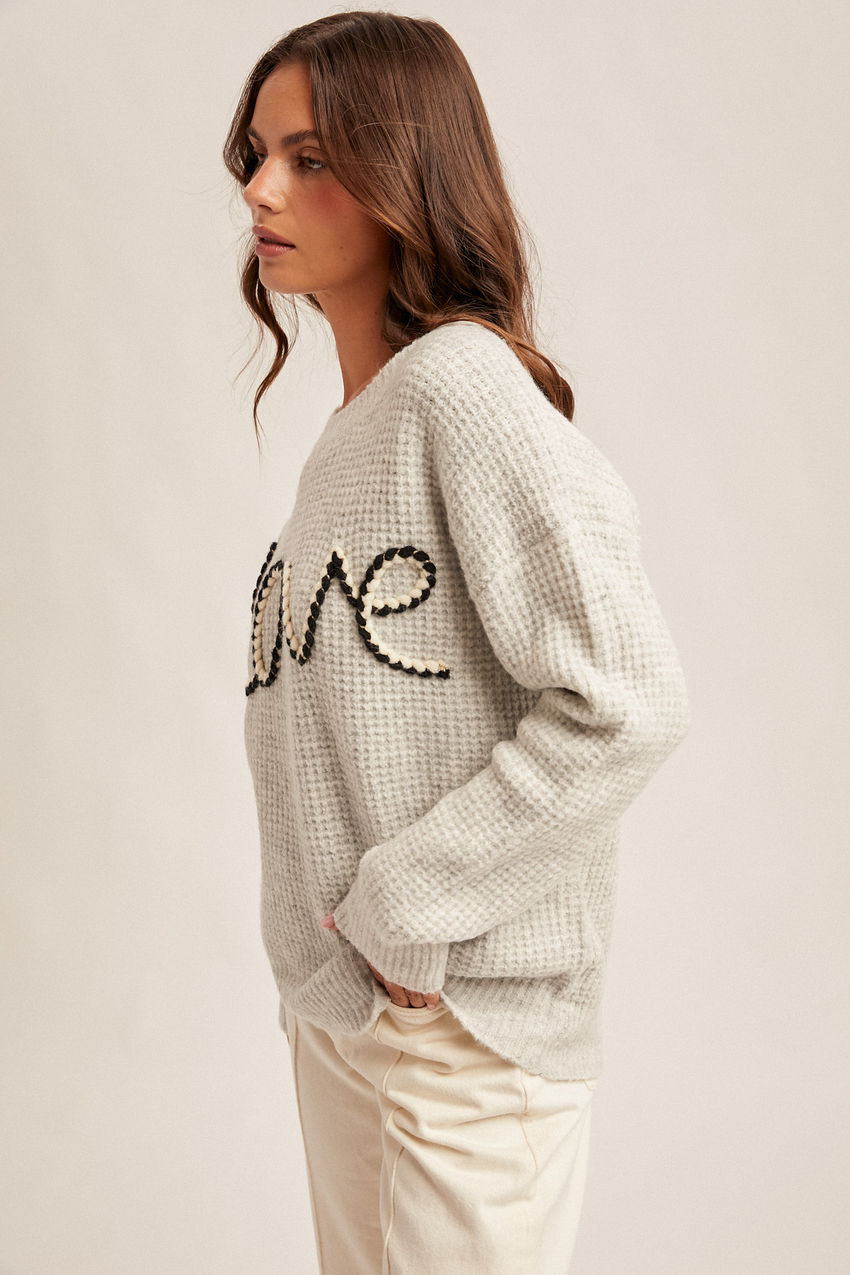 36461 Love Pullover Sweater