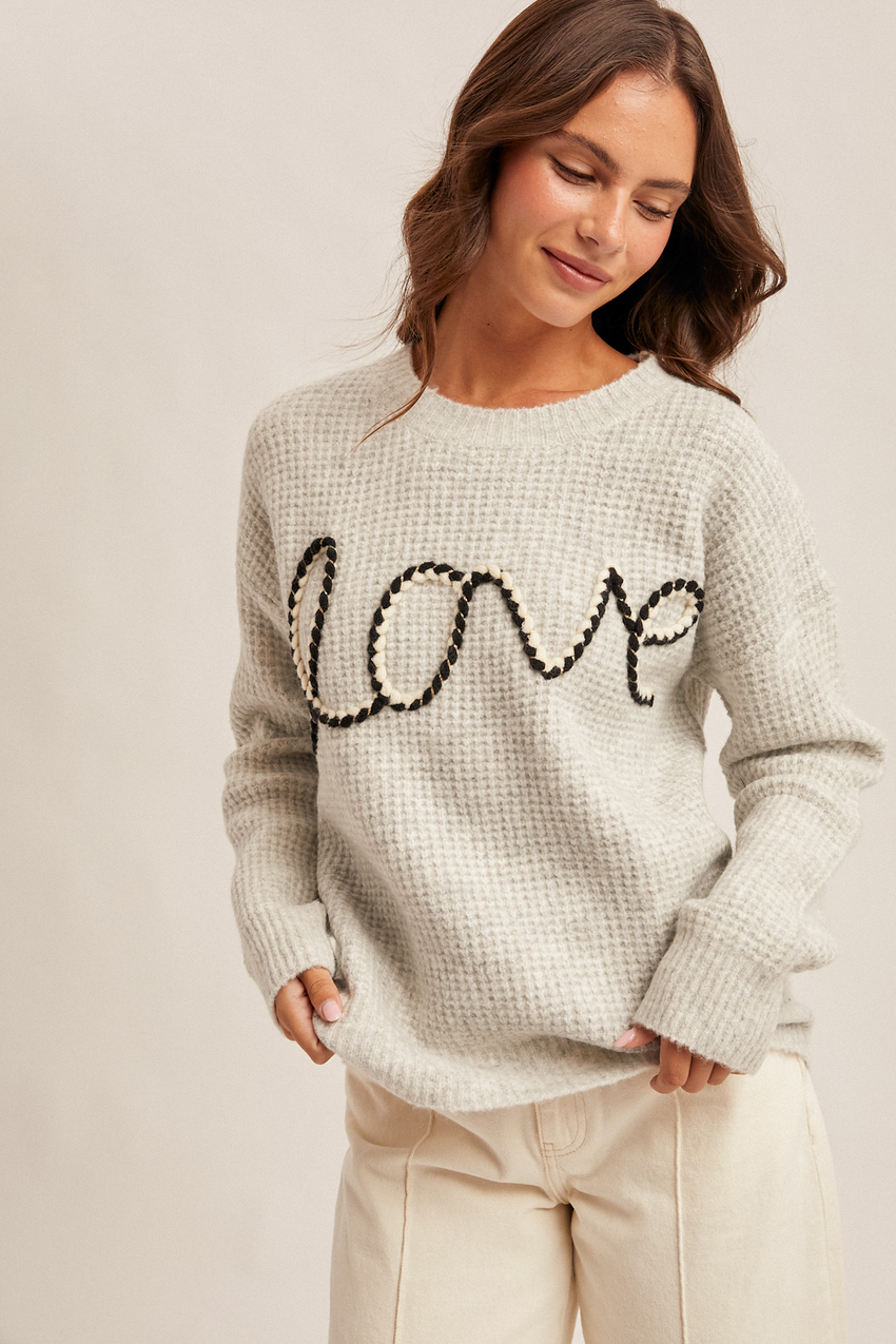 36461 Love Pullover Sweater