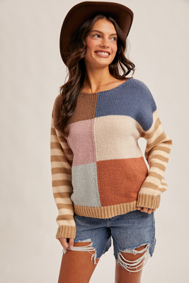 38609 Color Block Seeater