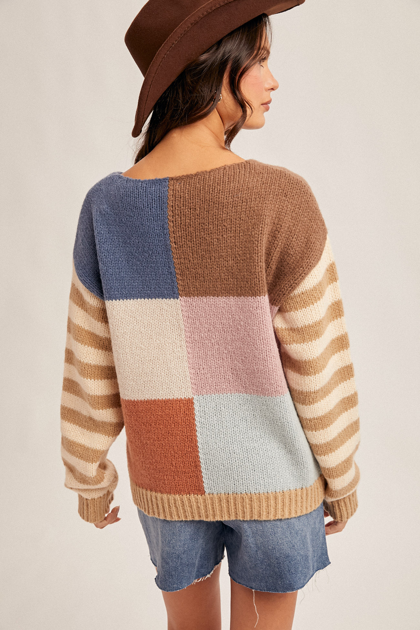 38609 Color Block Seeater