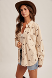 38737 Cow Girl Corduroy Button Down