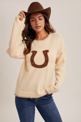 38782 Horse Shoe Sweater
