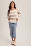 36385 Taupe/Grey Sweater