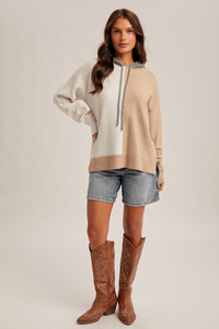 38624 Color Block Hoodie