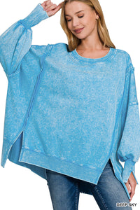 TWW-5196D6 F/Terry Sweatshirt Deep Sky