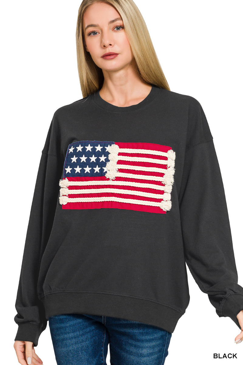 TT-5370Y American Flag Pullover
