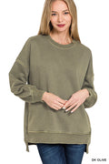 OTW-4383Y Dark Olive Pullover