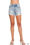 DTP-9599Y Distressed Denim Short Light