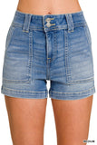 DTP-9602A Denim Utility Pocket Short