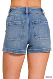 DTP-9602A Denim Utility Pocket Short