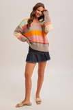 34026 Multi Color Block Sweater