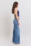 82648Reg HW Retro Wide Leg Denim