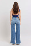 82648Reg HW Retro Wide Leg Denim