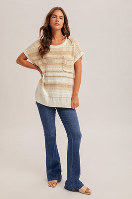 34007 Boxy Sweater Tee