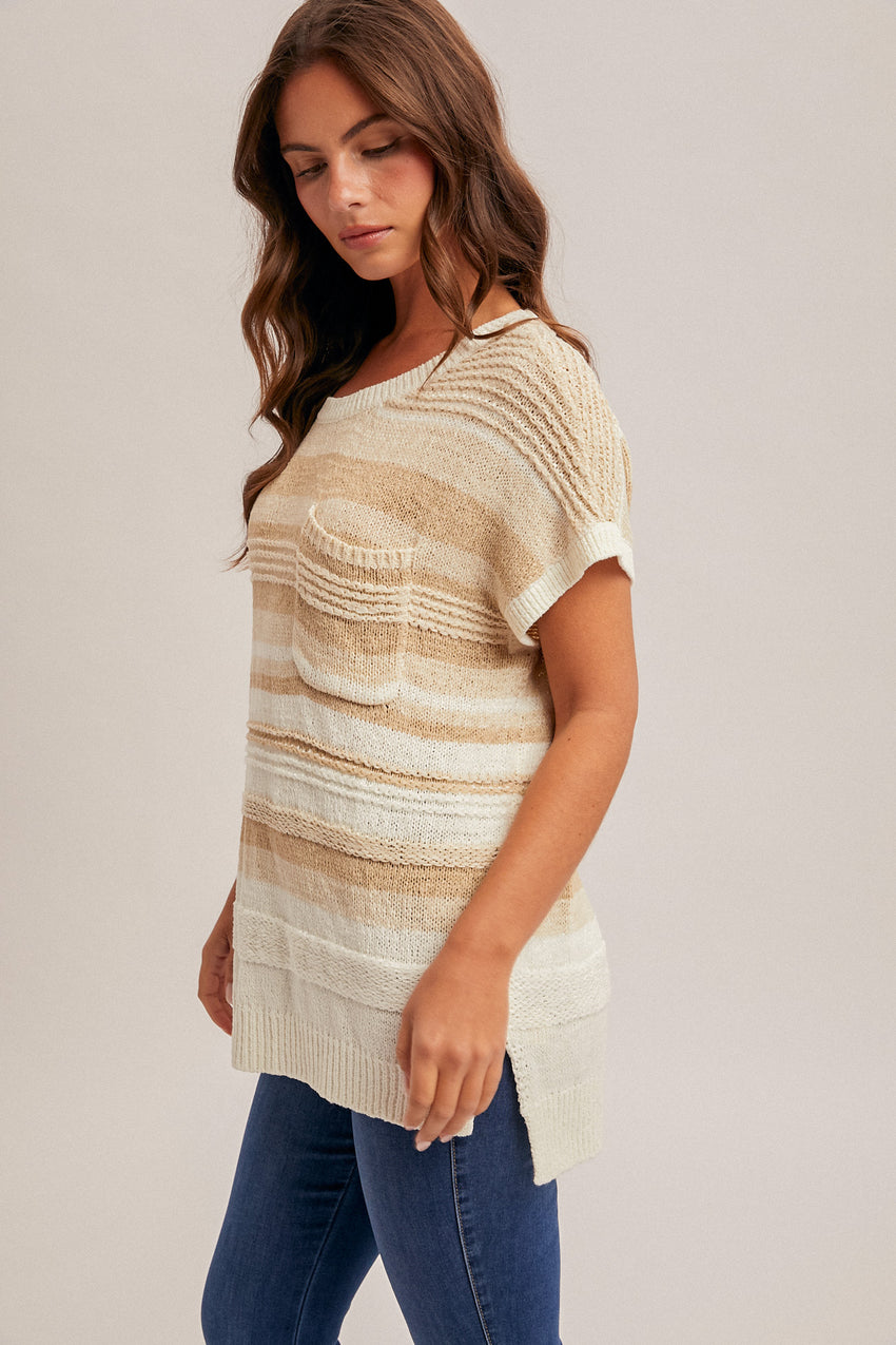 34007 Boxy Sweater Tee