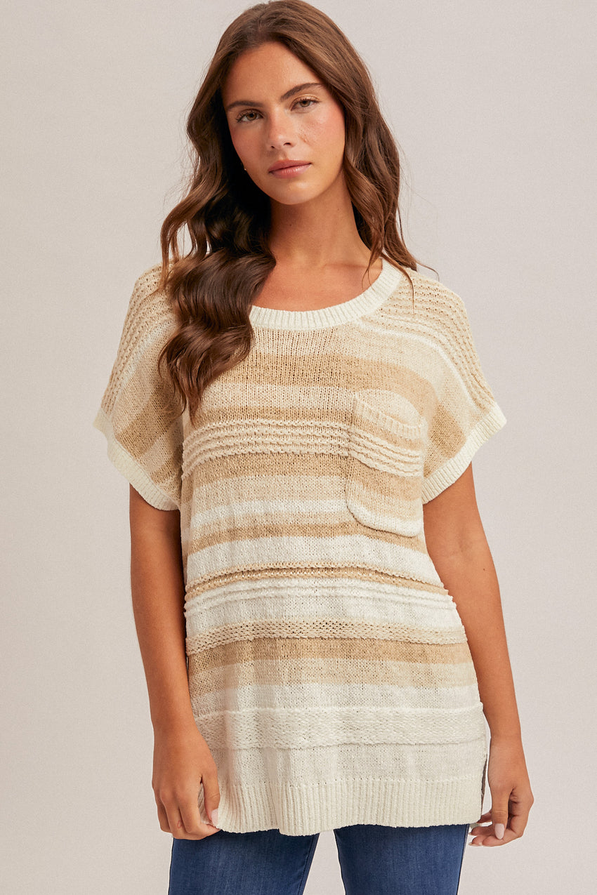 34007 Boxy Sweater Tee