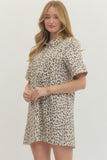 D29997 Leopard Print Dress