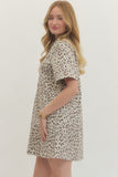 D29997 Leopard Print Dress