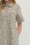 D29997 Leopard Print Dress