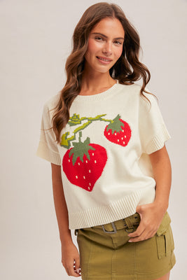 33974 Strawberry SS Sweater