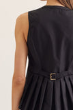 T35097 V Neck Peplum Top