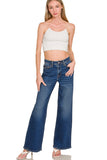 DTP-9586DD Dark Wash Wide Leg Denim
