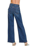 DTP-9586DD Dark Wash Wide Leg Denim