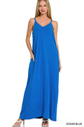 RS-1024A Ocean Blue Maxi Dress