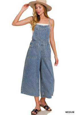 DTO-9574Y Wide Leg Overalls