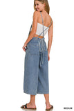 DTO-9574 Wide Leg Overalls