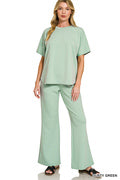 ROTP-4133Y Dusty Green Top/Pant Set
