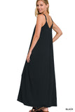 RS-1024Y Maxi  Dress Black