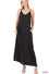 RS-1024Y Maxi  Dress Black