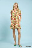 K1479 Green Mix Dress
