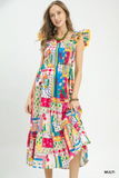 K2011 Smocked Midi Dress