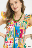 K2011 Smocked Midi Dress