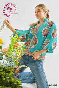 C5839 Boho Tunic Top