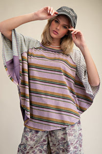ET29333 Stripe Mix Top
