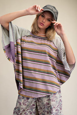ET29333 Stripe Mix Top