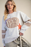 ET29526 Lt. Heather Grey Game Day Pullover