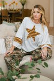 ET71883 Star Patch Terry Tunic