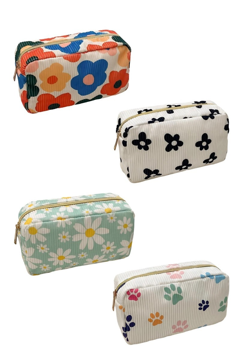 U-276 Flower Cosmetic Bag