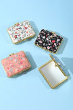 U938E Floral Mini Hand Mirror
