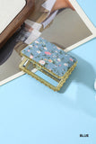 U938E Floral Mini Hand Mirror