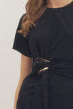 T31275 Black Knit Top