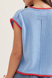 T31784 Cap Sleeve Top