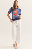 T30685 Navy Anchor Sweater