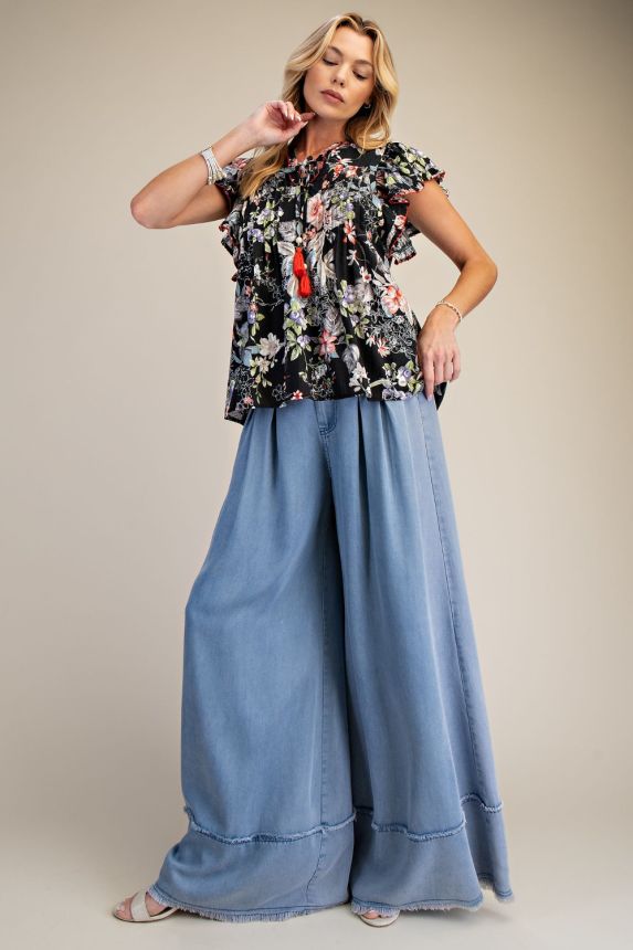 ET79133A Printed Cotton Top